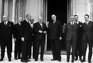 Visite officielle de Ludwig Erhard en France, 1966