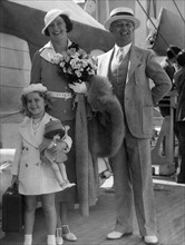 Shirley Temple avec ses parents