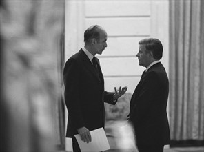 Valéry Giscard d'Estaing et Helmut Schmidt