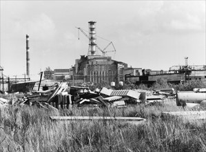 Centrale nucléaire de Tchernobyl en 1991