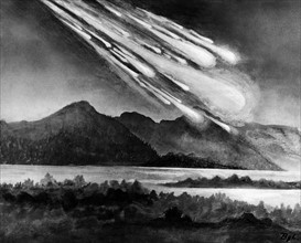 Einschlag Meteor in Sibirien im Jahr 1908