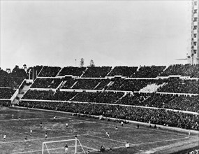 Coupe du monde de football 1930. Match Uruguay - Roumanie.