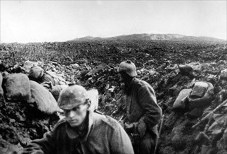 Soldats allemands à Verdun en juin 1916