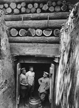 Entrée d'un bunker allemand, 1916