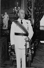 Portrait du général Francisco Franco en 1965