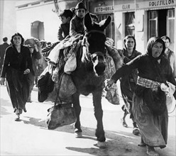 Réfugiés espagnols arrivant en France, 1939
