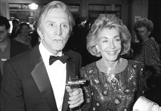 Kirk Douglas et sa femme Anne Buydens