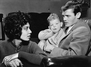 Chet Baker mit Ehefrau Helena und Sohn Rory