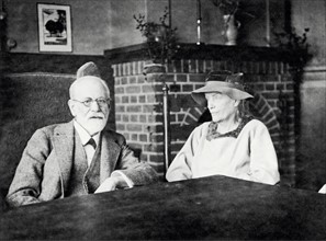 Sigmund Freud und Lou Andreas-Salomé.