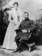 Tsar Nicholas II of Russia and his wife Alexandra Feodorovna