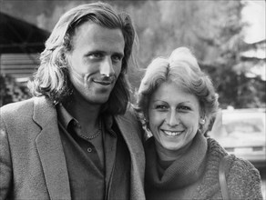 Björn Borg et sa femme Mariane, 1981