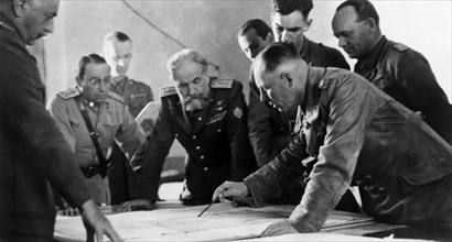 Rommel, Erwin together with Italo Garibolde (Gouverneor ans supreme commander in Libya)