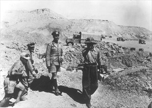 Rommel, Erwin 1891-1944
Officer, general field marshall, germany
commander of the german africa corps Feb.41-March 43 (WWII) 
Rommel at the El Alamein front - inspecting conquered british military ...