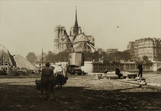 Agrandissement des quais de Seine à Paris, 1930