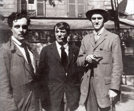 Modigliani, Picasso et Salmon, 1916