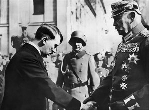 Hitler et Hindenburg à Potsdam, 1933