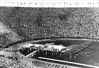 Opening ceremony in the Olympic Stadium