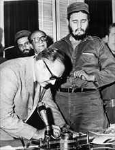 Fidel Castro et Manuel Urrutia à Cuba en 1959