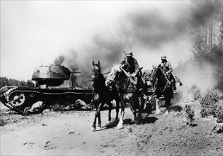 Artillerie allemande sur le front de l'Est, 1941