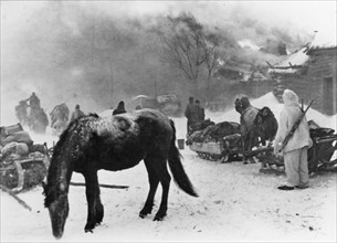 Soldats allemands sur le front de l'Est, 1942