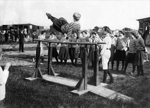 Séance de gymnastique à Berlin, 1907