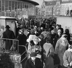 Vue du mur de Berlin, 1964