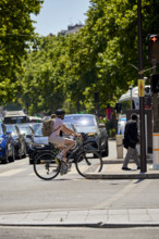 Vélos et voitures à Paris