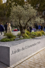 Jardin du 13 Novembre 2015 à Paris