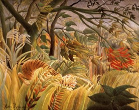 Rousseau, Tigre dans une tempête tropicale