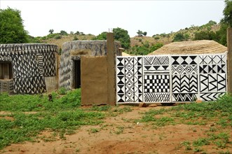 Decorated houses, Tiebele (Burkina Faso)