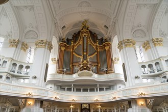Organ gallery with church organ