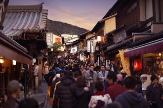 Matsubara dori street busy with tourists