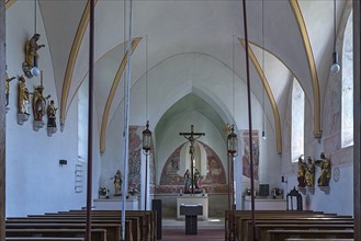 Interior of the Catholic Filial Church of the Nativity of Mary