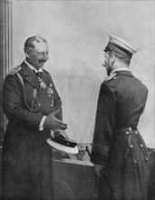 Wilhelm II the German Emperor and Nicholas II the Russian Emperor