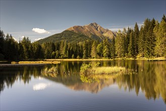 Lake Schattensee with water reflection