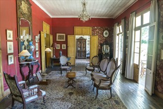 Interior of the historical colonial villa Eureka House