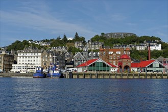 Port and city centre with McCaig's Tower