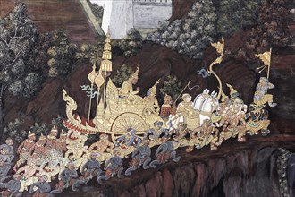 King Rama on his chariot