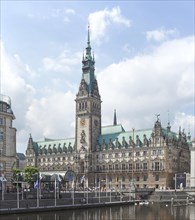 Hamburg City Hall and Binnenalster
