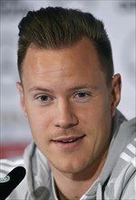 Press conference with goalkeeper Marc-Andre ter Stegen (FC Barcelona) in front of the friendly match against Spain