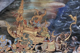 King Rama on his chariot