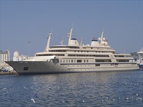 Luxury Yacht Al Said in the harbour