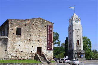 Former economic building and clock tower of the Jesuit mission