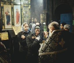 Exorcism during an Orthodox Mass in the Church
