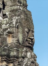 Stone Face of Bodhisattva Lokeshvara at Bayon Temple