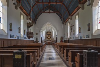 Interior view with chancel