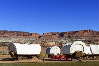 Plan wagons for overnight stays at Capitol Reef Resort