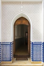 Entrance to a hammam in the medina old town