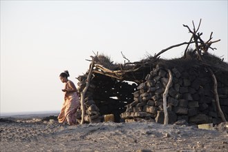 Simple stone hut