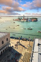 St Mark's Square and the Doges with the island of San Giorgio Maggiore